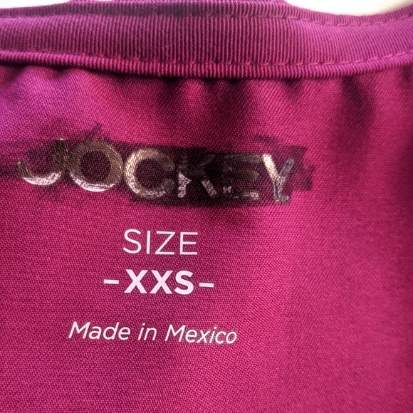 Jockey Women's Classic Fit Tri Blend Solid Scrub Top - Picture 7 of 9